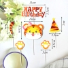 SCG-Set cắm giấy HPBD hổ đeo nơ hồng TP