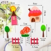 SCG-Set cắm ngôi nhà hàng tào cối xoay gió hồng