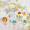 SCG-Set cắm Happy Children Day bé trai đội mũ đỏ.