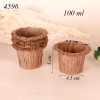50 Cốc Muffin Nâu Cupcake Xếp Ly