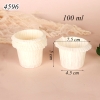 50 cốc muffin trắng cupcake xếp ly