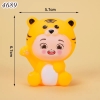 Tượng bé trai hổ vàng nhựa mềm