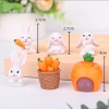 Tượng Bộ 4 thỏ trắng