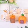 Tượng Bộ 4 thỏ trắng
