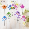 SCG-Set cắm HPBD nhũ baby shark HD