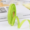 Cuộn 40m Ruybang lụa kẻ caro màu xanh lá khổ 1cm