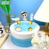 SCG-set cắm thôi nôi xe đẩy xanh 2 lớp MT.