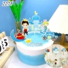 SCG- set cắm hoàng tử lâu đài xanh HD