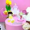 SCG-set cắm công chúa lâu đài hồng