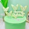 SCG-set cắm happy birthday bướm xanh lá HD