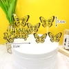 SCG-set cắm happy birthday bướm vàng HD