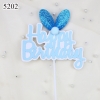 SCG - set cắm HPBD tai thỏ xanh dương