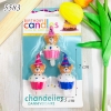 Nến Gấu Hồng Xanh Dương