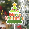 SCG-Set 10 thẻ cắm 2 lớp noel chữ mery christmas cây thông