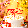 MK - 10 meka Tết Happy New Year Đỏ M1