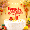 MK - 10 meka Tết Happy New Year Đỏ M3