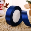 22m RUYBANG lụa trơn Xanh Dương Đậm khổ 2cm