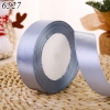 22m RUYBANG lụa trơn Xám khổ 2cm