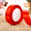 22m RUYBANG lụa trơn ĐỎ TƯƠI 2cm