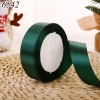 22m RUYBANG lụa trơn Xanh Lá Đậm khổ 2cm