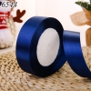 22m RUYBANG lụa trơn Xanh Dương Đậm khổ 2cm