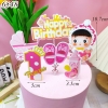 SCG - Set Cắm HPBD Bé Gái Thôi Nôi TP.