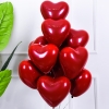 Gói 100 bóng tim đỏ đô