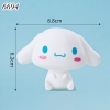 Tượng chó trắng cinnamoroll nhựa nhẹ
