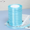 Cuộn 22m Ruybang trơn khổ 1cm Xanh Dương nhạt