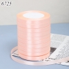 Cuộn 22m Ruybang trơn khổ 1cm Hồng Cam