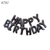 Bóng chữ happy birthday đen TP