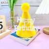 1 Chiếc mũ nỉ Vàng gắn chữ HPBD TP