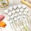Gói 20 bi xốp tim Trắng