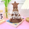 1 Chiếc mũ nỉ sao Nâu gắn chữ HPBD TP