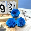 1 Bông Hoa Giấy 4.5cm Xanh Dương