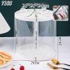 Hộp tròn nắp trắng + 3m Ruybang Size 26*26*25