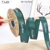 Lẻ 3m Ruybang sweet love xanh lá khổ 2.5cm
