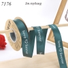 Lẻ 3m Ruybang love forever xanh lá đậm 2.5cm