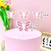 SCG-Set Cắm Bướm Hồng 2 Lớp  Đính Ngọc Trai MT