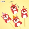 SCG-Set cắm 4 gấu dâu đội mũ TQ