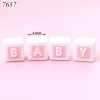 SLC- Silicon Chữ Baby Hồng Đặc Loại To