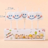 Vỉ 5 nến mây trắng mặt cười TQ