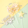 SCG-Set cắm nơ HPBD sao vàng TQ