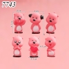 Bộ 6 loopy hồng nhựa nhẹ TQ