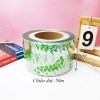 Cuộn mica quấn thành bánh lá xanh 8 cm