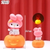 Tượng Melody Nơ Vàng + Đèn Led Bí Ngô