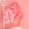 SCG-Tệp 10 Set cắm 3 cây hồng lá phong TQ (que cắm rời)