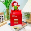 Hộp đựng quà Noel nắp cài Đỏ TP