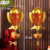 Tết- Dây treo cá đôi size trung 11*55cm TP (XM005-Túi 2 dây)