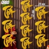 Tết-Set 10 chữ dán xốp vàng 10cm-Tết TP